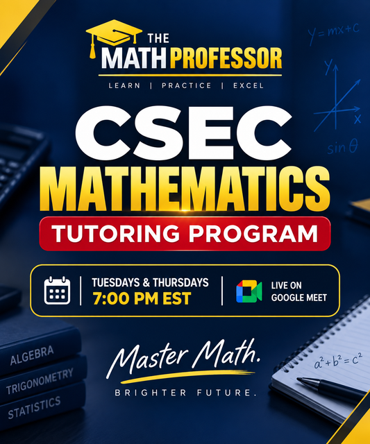 CSEC Mathematics Tutoring Program